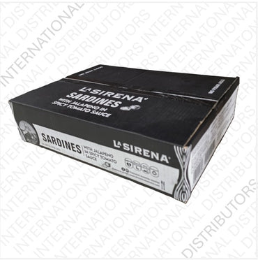 Item No.32600 LA SIRENA SARDINES OVAL W/JALAP 24/15oz