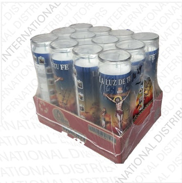 Item No.13571 VELADORA MEXICO JUSTO JUEZ 12ct