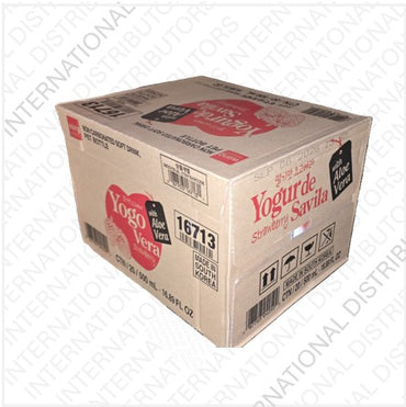 Item No.59205 YOGOVERA DRINK STRAWBERRY 20/16.9oz+ CRV