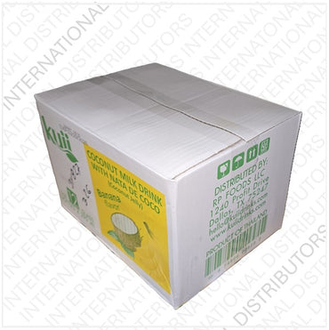 Item No.34827 KUII COCONUT MILK W/ NATA DE COCO BANANA 12/290ml
