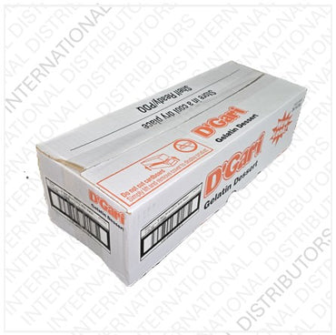 Item No.31758 D'GARI WATER GELATIN ORANGE 24/4.2oz