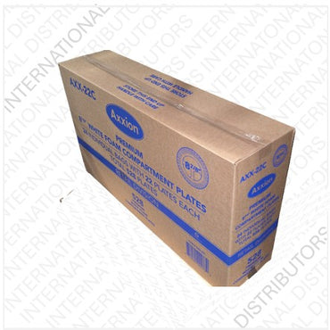 Item No.44644 AXXION FOAM PLATES COMPARTMENT 8 7/8" 24/22ct