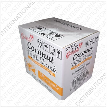 Item No.50334 GABRIELA CCNUT MLK W/ NATA DE COCO PINEAP 12/485ml + CRV
