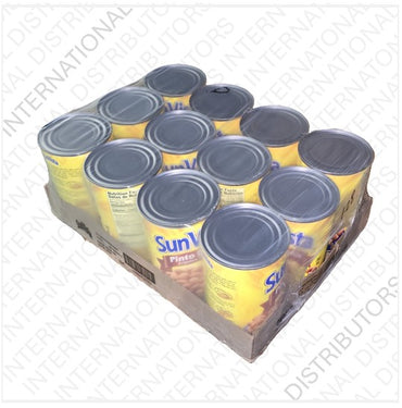 Item No.41179 SUN VISTA PINTO BEANS 12/40oz