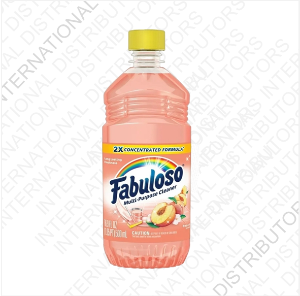 Item No.10495 FABULOSO PEACH 2X 24/16.9oz