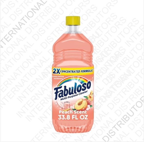 Item No.10605 FABULOSO PEACH 2X 12/33.8oz