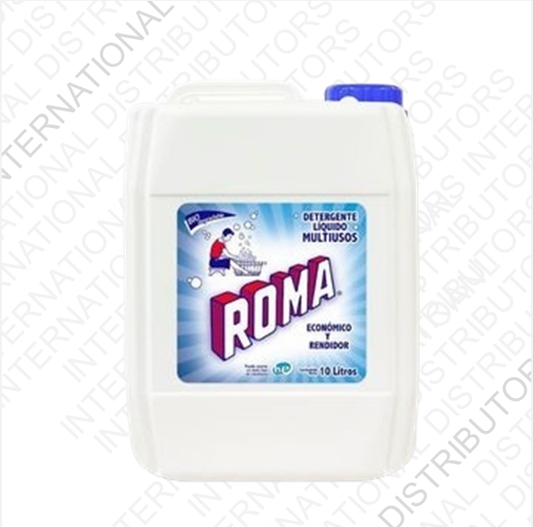 Item No.10714 ROMA LIQ DETERGENT 1/10Lts