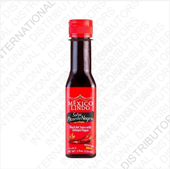 Item No.11894 MEXICO LINDO SALSA PICANTE NEGRA XXXTRA HOT 12/5oz
