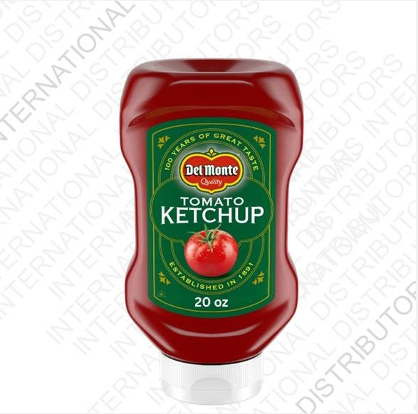 Artículo No.17597 KETCHUP DE TOMATE DEL MONTE EXPRIMIBLE 12/24oz