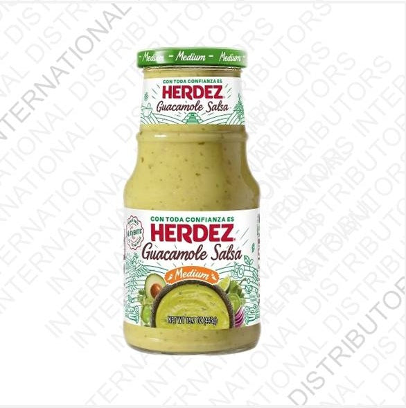 Artículo n.º 25334 SALSA DE GUACAMOLE HERDEZ 12/15.7oz