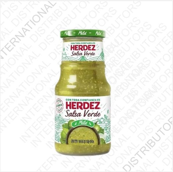 Artículo No.27570 TARRO DE SALSA VERDE HERDEZ 12/16oz
