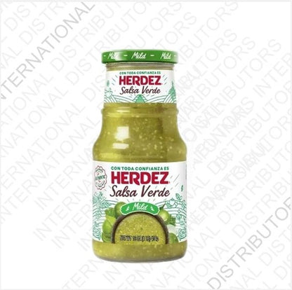 Artículo No.27570 TARRO DE SALSA VERDE HERDEZ 12/16oz
