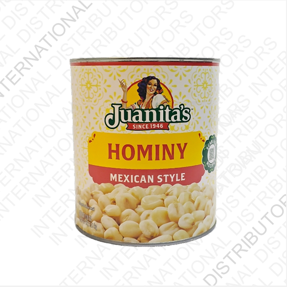 Item No.27880 JUANITA'S HOMINY PALLET DISPLAY 6/#10