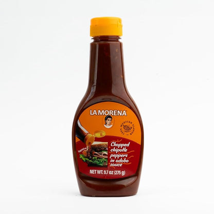 Item No.29563 LA MORENA CHOPPED CHIPOTLE SAUCE IN BOTTLE 6/9.7oz