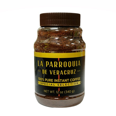 LA PARROQUIA DE VERACRUZ INSTANT COFFEE 12/12oz (SKU #30303)
