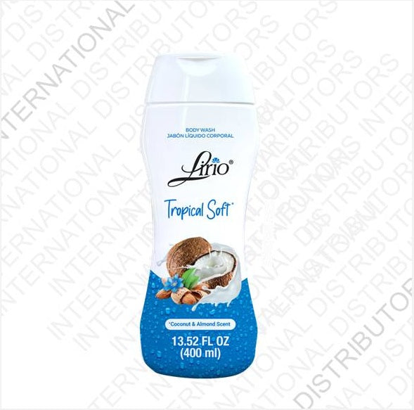 Item No.30426 LIRIO BODY WASH TROPICAL COCO 12/400ml
