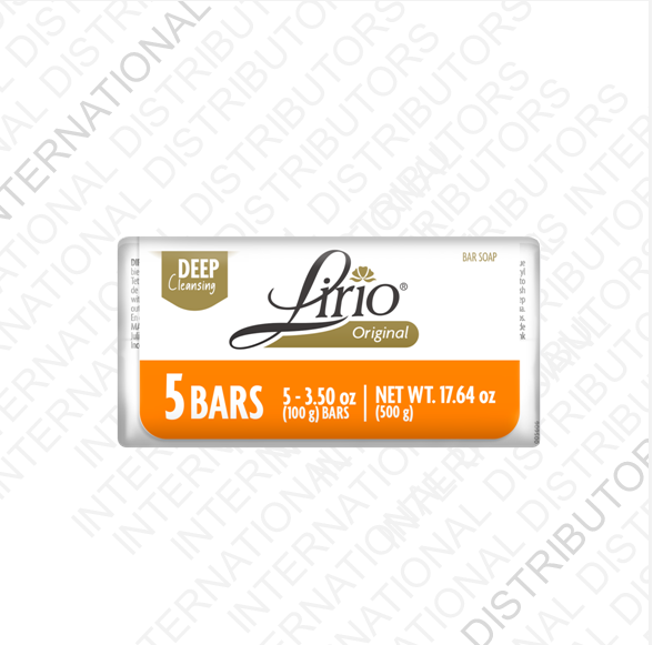 Item No.30439 LIRIO ORIGINAL BAR SOAP (5pk) 20/5/100g