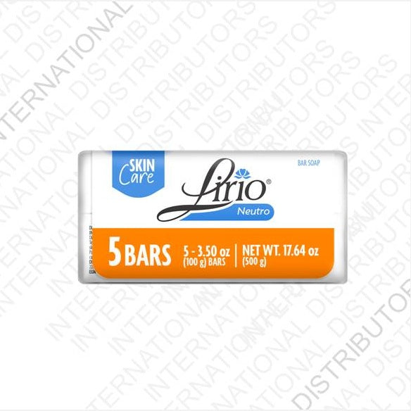 Item No.30442 LIRIO NEUTRO BAR SOAP (5pk) 20/5/100g