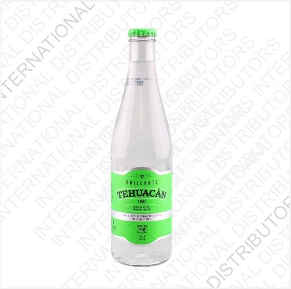 Item No.33046 TEHUACAN BRILLANTE SPARKLING WATER LIME 24/12oz+CRV