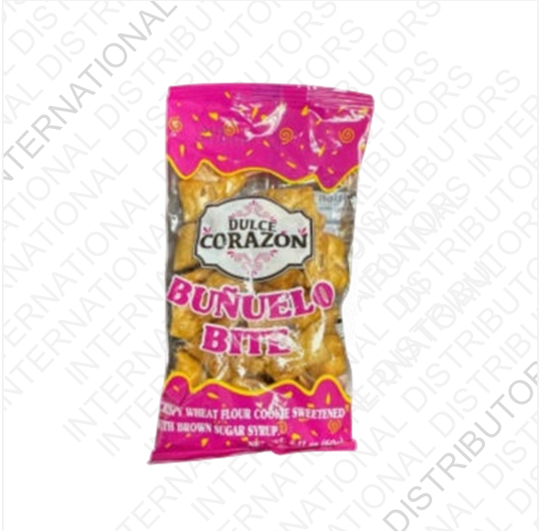 Item No.33968 DULCE CORAZÓN BUÑUELO BITE 20/2.11oz