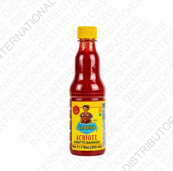 Item No.51392 LA ANITA ADOBO DE ACHIOTE LIQ 12/11.7oz