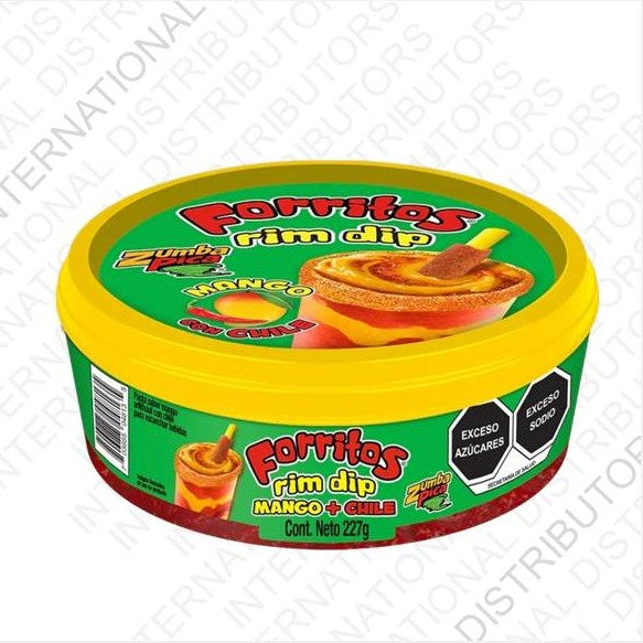 Item No.51440 ZUMBA PICA RIM DIP MANGO 16/8oz