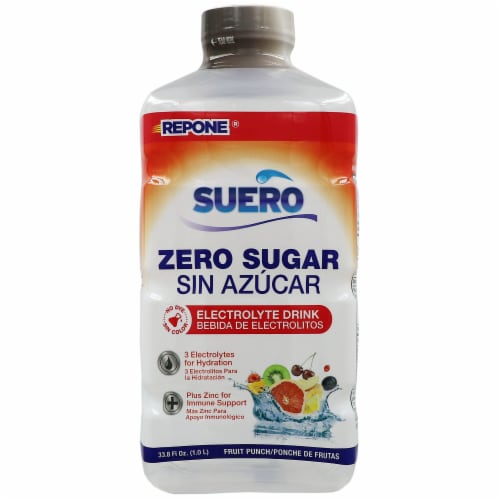 Item No.71039 REPONE SUERO ZERO SUGAR FRUIT PUNCH 8/33.8oz