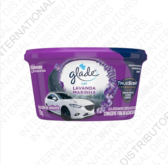 Item No.99947 GLADE CAR GEL LAVANDA 12/70g