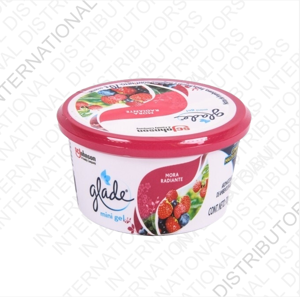 Item No.99949 GLADE CAR GEL MORA RADIANTE 12/70g