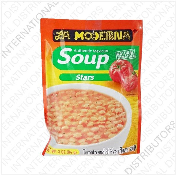 Item No.31233 LA MODERNA SOUP STARS 12/3oz