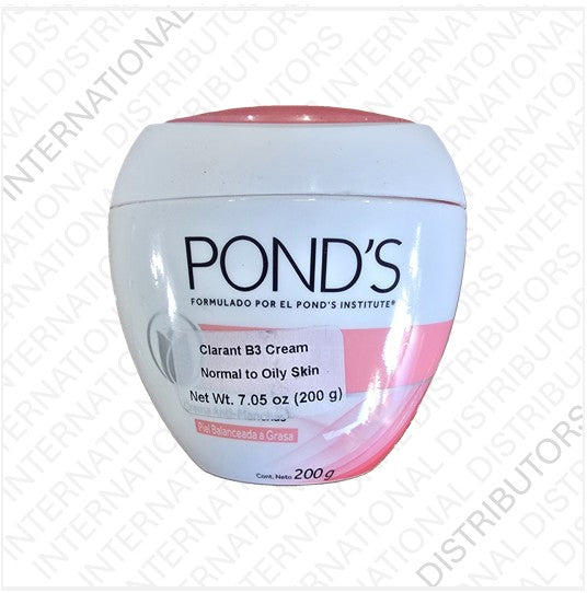 Item No.38175 PONDS CLARANT B3 CREMA NORMAL A GRASA 24/200g