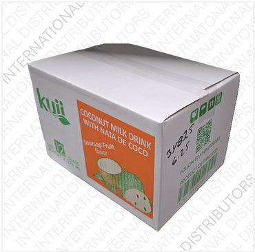Item No.34825 KUII COCONUT MILK W/ NATA DE COCO GUANABANA 12/290ml