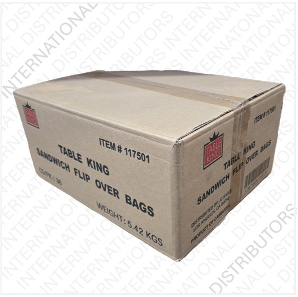 Item No.93153 TABLE KING SANDWICH BAG FOLD OVER 36/120ct