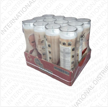 Item No.16148 VELADORA MEXICO JUAN PABLO II 12ct