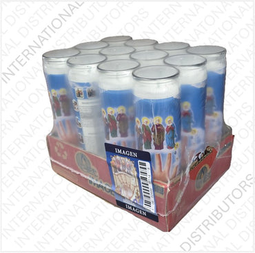 Item No.13660 VELADORA MEXICO LA MANO PODEROSA 12ct