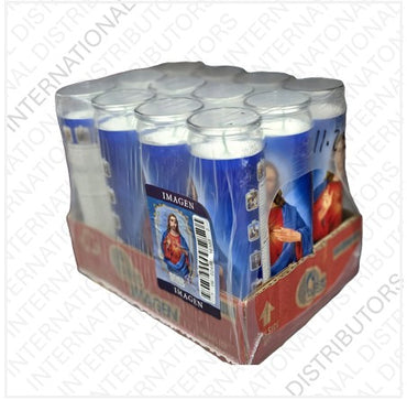 Item No.14020 VELADORA MEXICO SAGRADO CORAZON DE JESUS 12ct