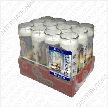 Item No.13364 VELADORA MEXICO NTRA SRA DE FATIMA 12ct