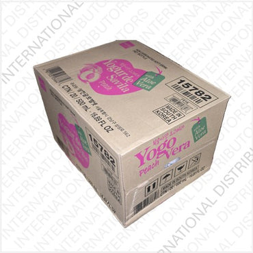 Item No.59203 YOGOVERA DRINK PEACH 20/16.9oz+ CRV