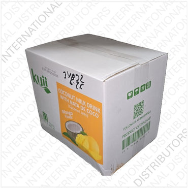 Item No.34832 KUII COCONUT MILK W/ NATA DE COCO MANGO 12/485ml