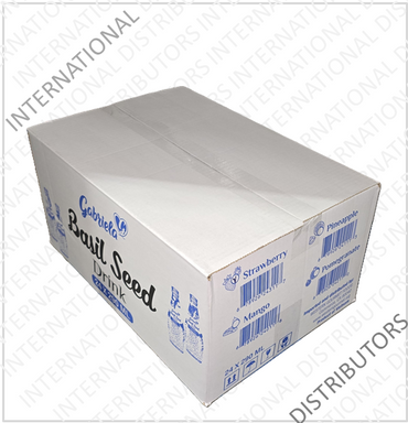 Item No.50310 GABRIELA BASIL SEED DRINK STRAWBERRY 24/9.8oz + CRV