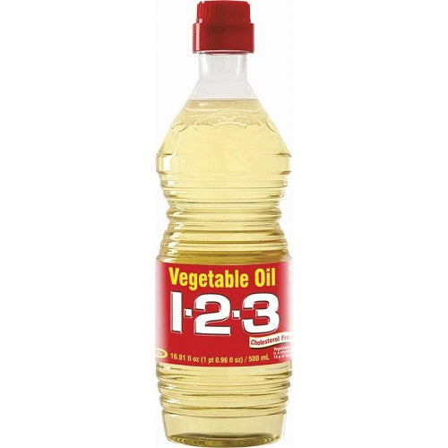 123 VEGETABLE OIL 24/16.9oz (SKU #10090)