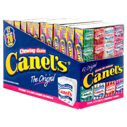 CANEL'S 4-P GUM PACK DISPLAY ORIGINAL 8/12/20ct (SKU #14804)