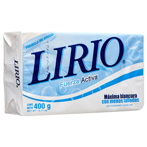 LIRIO LAUNDRY BAR SOAP WHITE 25/400g