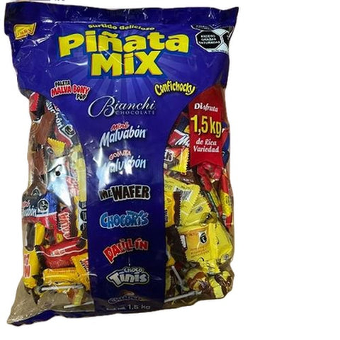 DE LA ROSA PINATA MIX CHOCOLATE 6/1.5 Kg (SKU #50163)