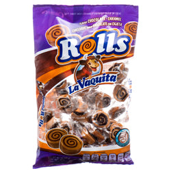 CANEL'S VAQUITA CHOCOLATE ROLLS BAG 20/14.1oz (SKU #55455)