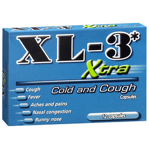 XL-3 COLD MEDICINE EXTRA (BLUE) 60/12ct