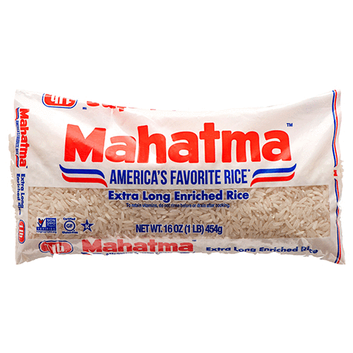 Item No.30901 MAHATMA RICE LONG GRAIN 4% WHITE POLY 24/1lb ...