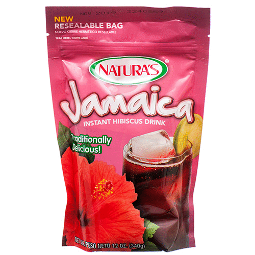 NATURA'S JAMAICA DRINK MIX 12/12oz