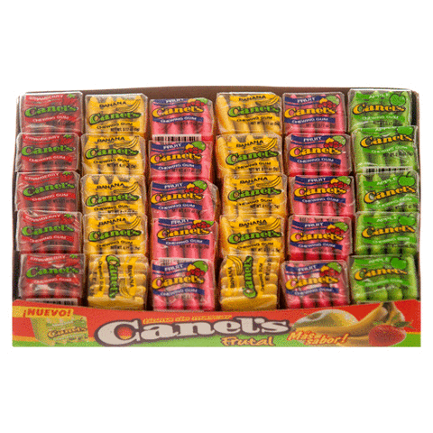 CANEL'S 4-P GUM PACK IN TRAY FRUIT 12/60ct