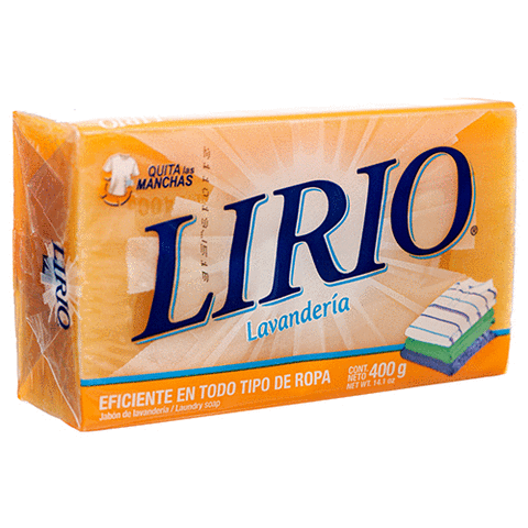 LIRIO LAUNDRY BAR SOAP YELLOW 25/400g